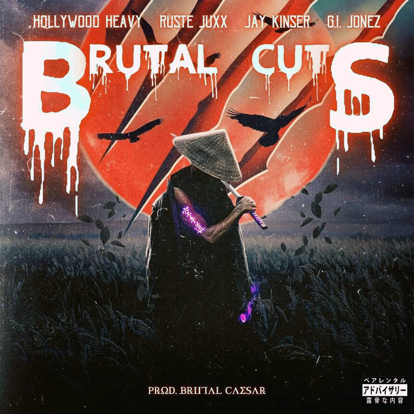 Hollywood Heavy x G.I. Jonez x Jay Kinser x Ruste Juxx – “Brutal Cuts”